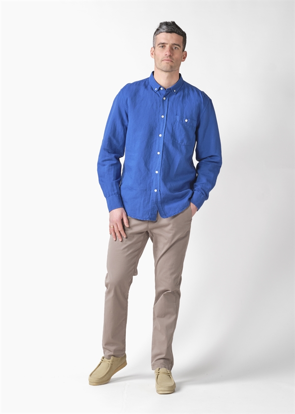 Klitmøller Collective Allan twill pants GOTS - Cashew